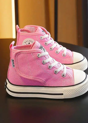 Good quality canvas shoes for children Boys' shoes Graffiti New spring and autumn girls' shoes Non-slip sneakers