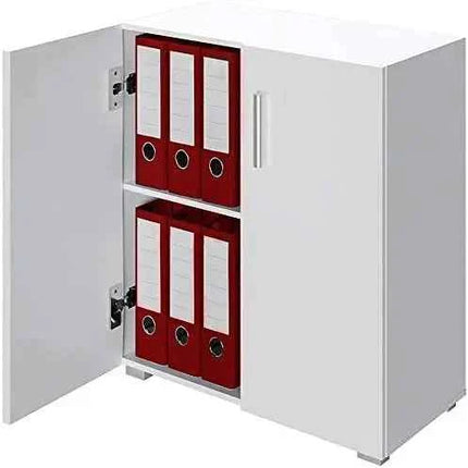 Sideboard with Double Doors and 2 Internal Shelves Document Cabinet MultiPurpose Cabinet for Office, Kitchen or Bathroom, Sideb