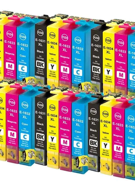 16XL Compatible Ink Cartridge T1631 for Epson WorkForce WF2010 WF2510 WF2520 WF2530 WF2540 WF2630 WF2650 WF2760 WF2750 Printer