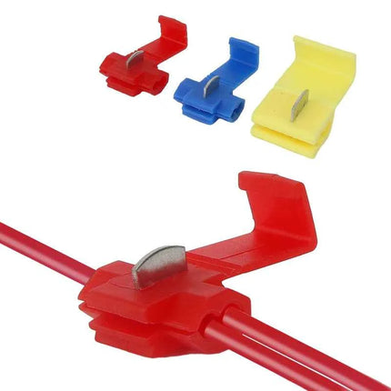 Connettori per cavi metallici Terminali elettrici a giunzione rapida Crimpare non distruttivo senza rottura della linea AWG 22-18