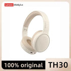 Lenovo TH30 Wireless Bluetooth Headphones with Headwear Earmuffs, Sports Earphones, Esports Games with Microphone