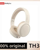 Lenovo TH30 Wireless Bluetooth Headphones with Headwear Earmuffs, Sports Earphones, Esports Games with Microphone