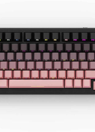ATTACK SHARK M86 Wireless Mechanical Gaming Keyboard, 75% Gasket Hot Swappable RGB Custom Keyboard, Side Printed PBT Keycaps