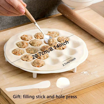 1pc-Simple Chinese Dumplings Mould Kitchen Dough Press Ravioli Making Mold Pastry Tool Gadgets