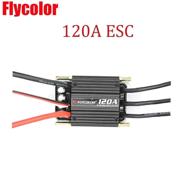 Flycolor 2-6S Lipo BEC 5.5V/5A Brushless ESC 50A 70A 90A 120A 150A Speed Controller / Programming card for RC Boat Model Parts