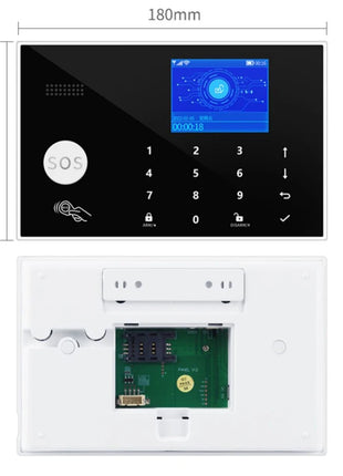 Sistema di allarme per casa WIFI GSM Allarme di sicurezza Host Ant-furto con gap porta Sensore di movimento PIR Tuya Smart App controllo lavoro Alexa