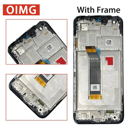Schermo da 6,58" per Xiaomi Redmi 10 5G Display LCD Touch Screen digitale con cornice per Redmi 10 5G 22041219 G, 22041219 NY