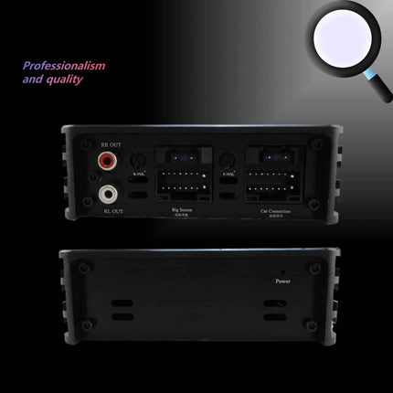 4*60W Car Power Amplifier, Non-destructive Installation, DSP Car Audio Speakers, Dedicated Amplifier for Android Large Screens