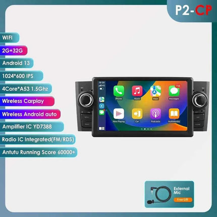 Android Car Radio For FIAT Grande Punto Linea 2007-2012 Multimedia Video Player Navigation stereo GPS Carplay Octa Core 7862