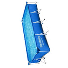 Piscina Quadrata Bestway AGP 400*211*80cm, Grande Piscina Familiare con Telaio in Metallo, Piscina Quadrata Pieghevole con Supporto in Tela Cerata