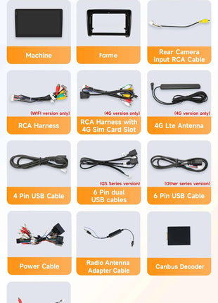 9" Hizpo 2Din Android Auto Car Radio for Audi TT MK2 8J 2006 - 2014 Snapdragon 6115 GPS Navigation SWC DSP 4G BT CarPlay 360°CAM