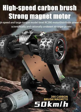 1:16 85KM/H Or 50KM/H 4WD RC Car With LED Remote Control Cars High Speed Drift Monster 4x4 Truck for Kids vs Wltoys 124017 Toys