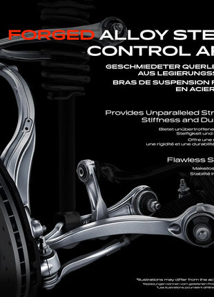 Frankberg 2x Braccio di Controllo Sospensione Asse Anteriore Sinistro e Destro per Jeep Grand Cherokee L V Grand Cherokee V 68375647AB