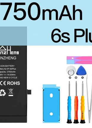 PINZHENG Real High Capacity Battery For iPhone 5S SE 6 6S 7 8 Plus X Xr Xs Max Phone Replacement Bateria Warranty One Year
