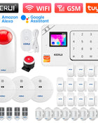 KERUI W181 Wireless WiFi GSM Burglar Alarms Home Alarm System 433MHZ Tuya Smart Life App for Home Security Protection Alexa