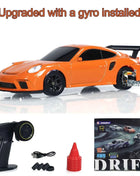 Gifts 1/43 RC Drift Car with Gyro Upgraded Ver 2.4G Remote Control Mini Drift Race Car 4WD Radio Control RC Toys Traffic Cones