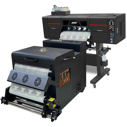 Epson original F1080A1 heads DTF printer 62cm DTF film paper feeding wide format DTF plotter powder shaking machine with dryer