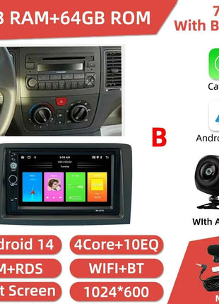 Car Radio For Fiat Idea Lancia Musa 2003-2008 2 Din Android Multimedia Stereo Player Head Unit Autoradio GPS Navigation Carplay