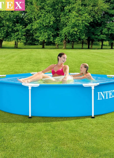 Piscina Fuori Terra con Telaio 244x51 cm in PVC per Bambini e Adulti