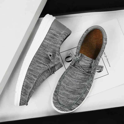 Dude Canvas Shoes Men Casual Slip on Shoes Alpargatas Hombre Moccasins Mocassin Homme Lightweight Breathable Plus Big Size 50