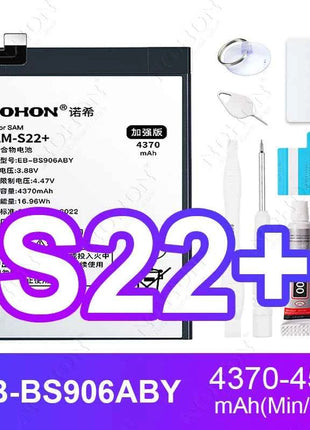 NOHON Phone Battery for Samsung Galaxy S24 S23 S22 Ultra S21 S20 Plus S10 S10E S9 S8 S7 S6 S10+ S20+ S21+ S23+ S24+ Batteries