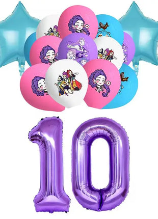 Decorazioni per feste di compleanno a tema stoviglie: tovaglioli di carta, bicchieri, piatti, scatole per caramelle, sacchetti regalo, striscioni e fondali per feste per bambini