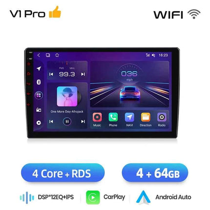 Junsun Wireless CarPlay Android Auto Car Radio For Toyota Yaris 2012 2013 20014 2015-2017 GPS Multimedia 2 din