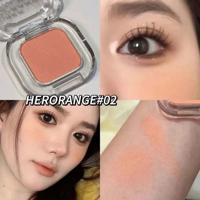 Gothic Red Brown Smoked Matte Eyeshadow Palette Smooth Shimmer Monochrome Eye Shadow Long-Lasting Brightening Silkworm Pigments