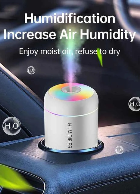 180ML Mini Air Humidifier USB Electric Aroma Diffuser Essential Oil Purifier Aromatherapy Mist Maker Lights For Car Home Bedroom
