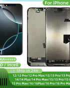 INCELL 16 Pro Max Per iPhone 12 LCD 12Pro Display 13ProMax Schermo Face ID Touch 15 14 Plus 13 MINI Display 15 Pro Max 16 16Pro