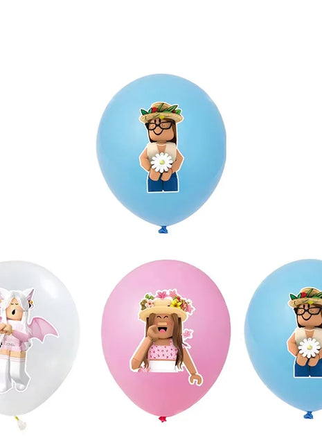 Set di Favori per Feste di Compleanno a Tema Roblox - Braccialetti Slap, Timbri e Adesivi per Bambini, Riempitivi per Sacchetti Regalo e Decorazioni per Feste
