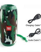 Portable Speaker Wireless  Bluetooth-compatible Subwoofer Outdoor Waterproof Loudspeaker Stereo Surround Support FM RadioTF