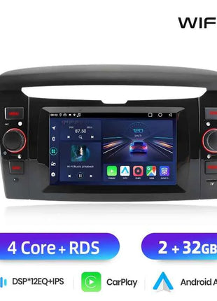 Junsun 6.2" Wireless CarPlay Android Auto Car Radio for Lancia Ypsilon 2012 2013 2014-2020 Multimedia WiFi 4G 8core RDS