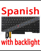 Laptop Replacement Keyboard for Lenovo ThinkPad E480 E485 E490 E495 L380 L390 L480 R480 T480S L490 T490 T495 US/BR/FR/UK/PT/SP