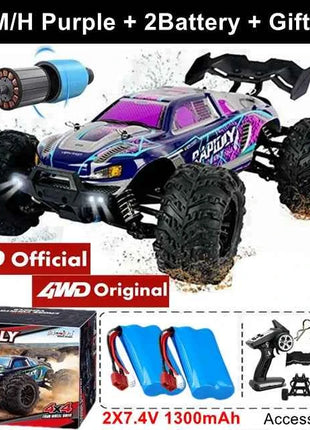 4WD Remote Control Car Off Road 4x4 RC High Speed Buggy Truck Super Brushless 50 or 80KM/H Fast Drift Racing Toy Kids Adults