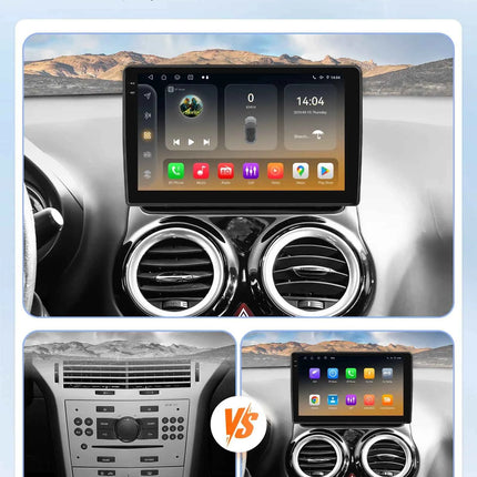 Hizpo Car Radio Multimedia Player For Opel Corsa D 2007-2012 Hatchback Van Wireless CarPlay Android 14 Auto Intelligent System