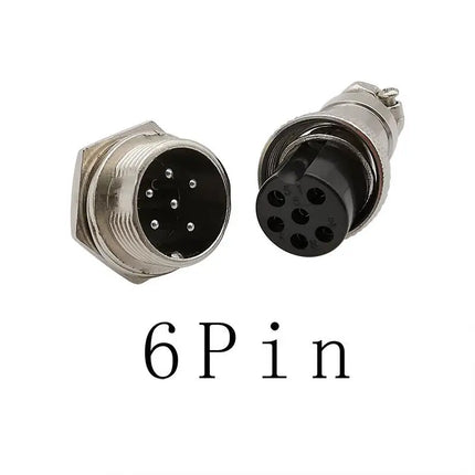 1 Pz GX12 2/3/4/5/6Pin Maschio Femmina Butting Wire Cavo Circolare Presa Aviazione Spina del Pannello Connettore Tappo Antipolvere Impermeabile