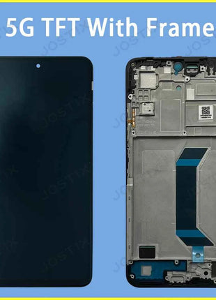 6.67" AMOLED For Xiaomi Redmi Note 12 4G 5G LCD Display Touch Screen Digitizer For Redmi Note 12 LCD 22111317G 23028RA60L Screen