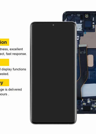 Super Amoled Per Samsung Galaxy S20 Plus G985 G986 Display LCD Touch Screen Digitizer con Cornice Per Samsumg S20 + Sostituzione