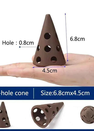 Ceramic House Fish Tank Aquarium Decoration Fish Shrimps Shelter House Pottery Scorpion House Canister Simulation Stone Ornament