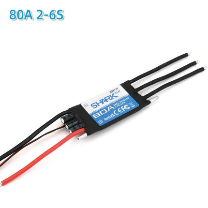 ZTW 32-Bit ESC Shark G2 20A 30A 40A 50A 60A 80A 100A SBEC 5V/6V 8A Brushless Speed Controller for RC Boat Underwater Thruster