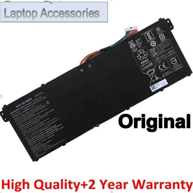 CHJ F  New AC14B7K 41CP5/57/80 Laptop battery For Acer Spin 5 SP515-51GN,Swift SF314-52,314-54 Nitro 5 SPIN NP515 N17W7 N17P3