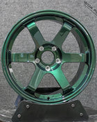 Nuove Ruote TE37 WOAFORGED Leggere in Alluminio Forgiato Cromato per Auto da Corsa GT, Design Personalizzato, PCD 5x120/114.3/100, Foro 98mm, ET 40mm