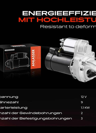 Motorino di Avviamento Frankberg 1x per BMW Serie 3 Cabriolet E46, Serie 3 Coupé Z3 Coupé E36, Z3 Roadster, Z4 Coupé E86, Z4 Roadster E85, 438094