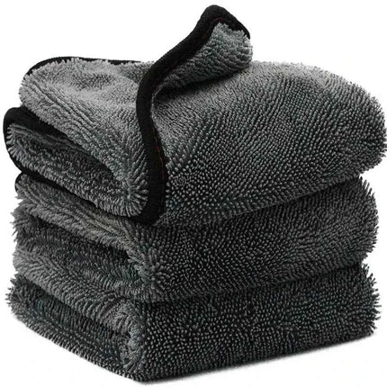 SEAMETAL Car Wash Towel 1200GSM Microfiber Double-Sided Ultra Absorbent Car Wash Cloth Cleaning Drying Towel Washing Accessories