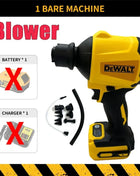 Soffiatore d'aria senza fili Dewalt Brushless con ugello, pistola multifunzione per la rimozione della polvere e gonfiatore (senza batteria)