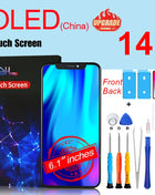 PINZHENG High Quality INCELL LCD OLED Screen for iPhone 14 Pro 15 Plus 13 Pro Max Display for iPhone Replacement with Tools