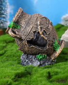 Sunken Broken Jar Aquarium Decoration Resin Cave Hideout for Fish Shrimp Tank Landscape Ornament Shelter Breeding Spawning