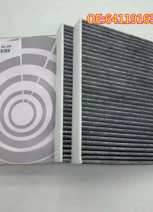 Set di 2 Filtri Aria Abitacolo di Alta Qualità 64119163329 per BMW F10 F11 F18 535i 528i 650i 640i M6