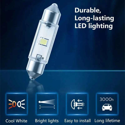 Philips Ultinon Pro3000 C5W LED Fest 38mm 30mm 43mm Festoon Car Signal Side Lamp 6000K Cool White Interior Reading Light(1PCS)